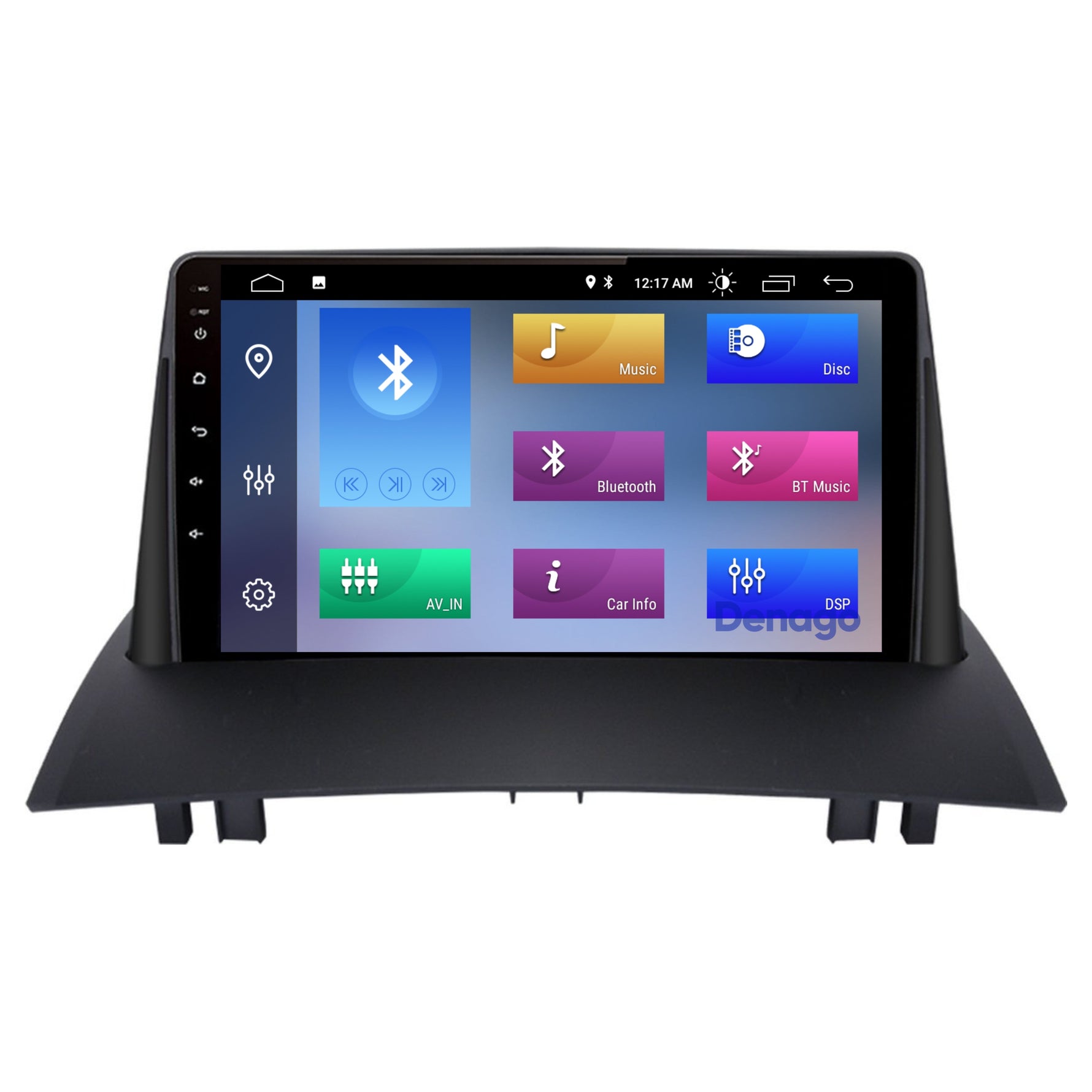 Renault Mégane II CarPlay autoradio | 2003 t/m 2008 | Denago DNG-A175 | 9 inch | Android 13 | Draadloos CarPlay & Android Auto