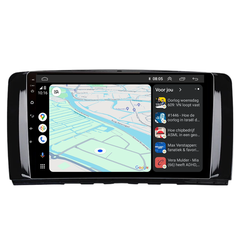 Mercedes R-klasse | Android 13 | Autoradio | 2005 t/m 2013 |  Carplay & Android Auto-6