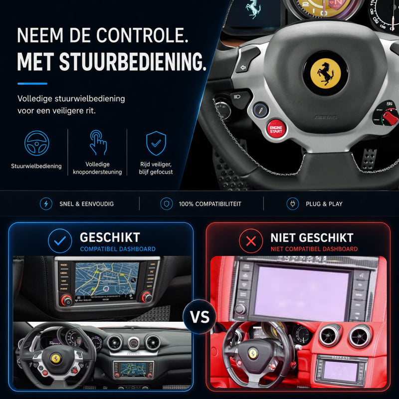 Ferrari California T | 2015 t/m 2018 | CarPlay & Android Auto Box-6