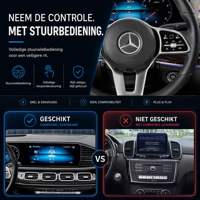 Mercedes GLS-Klasse X167 | 2020 t/m 2026 | CarPlay & Android Auto Box | NTG 6.0 (MBUX)-6