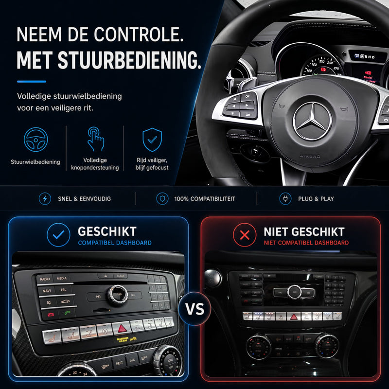 Mercedes SL-Klasse R231 | 2016 t/m 2020 | CarPlay & Android Auto Box | NTG 5.0-6