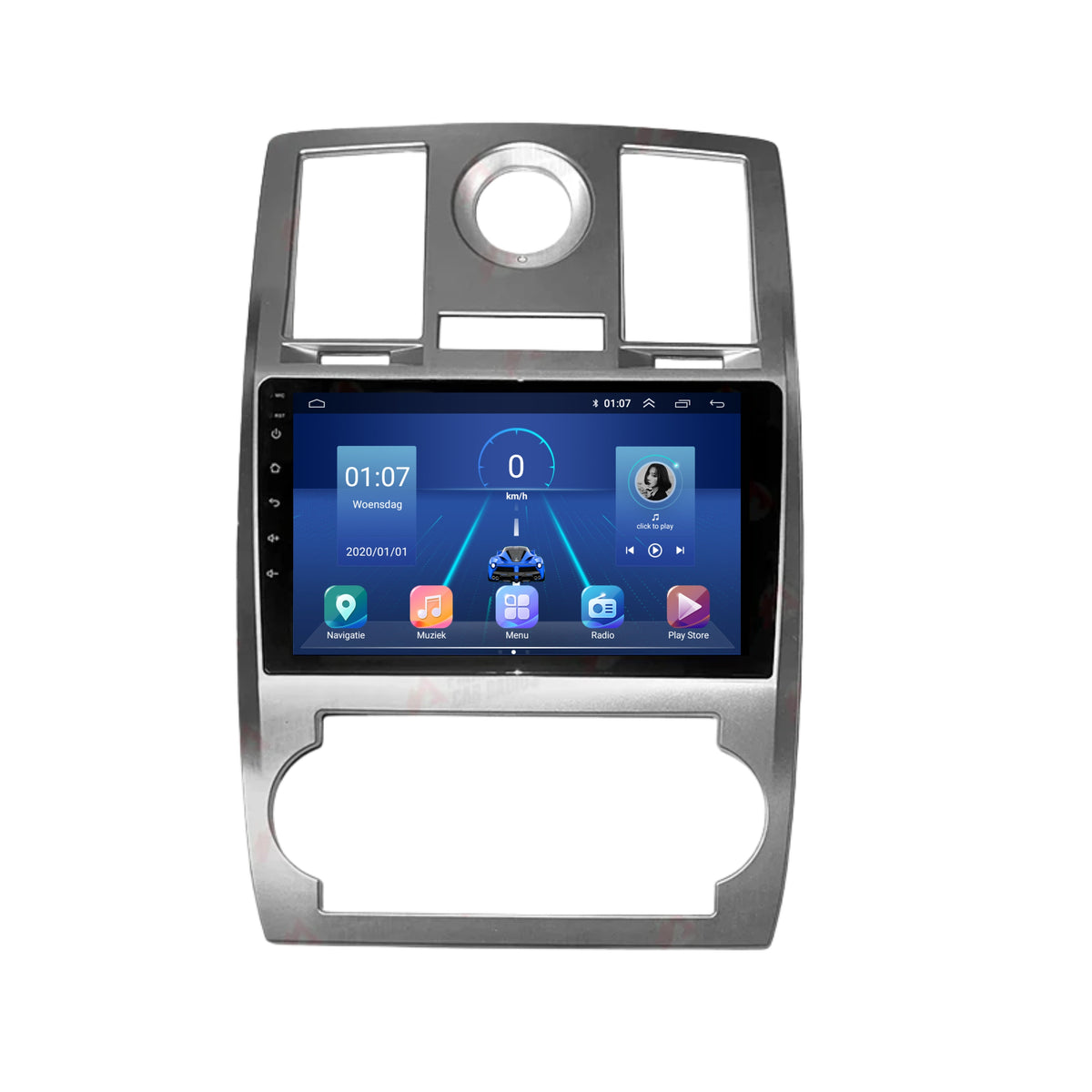 Chrysler 300C CarPlay & Android Auto car radio | 2005 to 2007 | Android 13 | Davilon-6