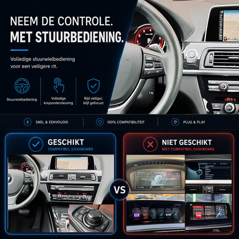 BMW 6 Serie F06/F12/F13 | 2012 t/m 2016 | CarPlay & Android Auto Box | NBT-6