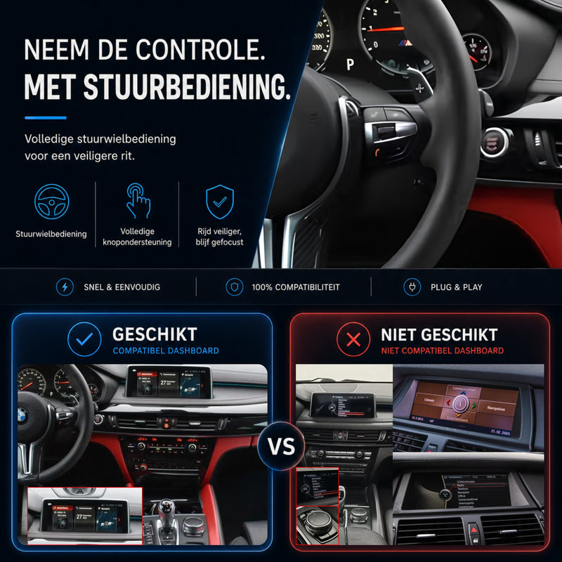 BMW X6 G06 | 2017 t/m 2019 | CarPlay & Android Auto Box | NBT EVO-6