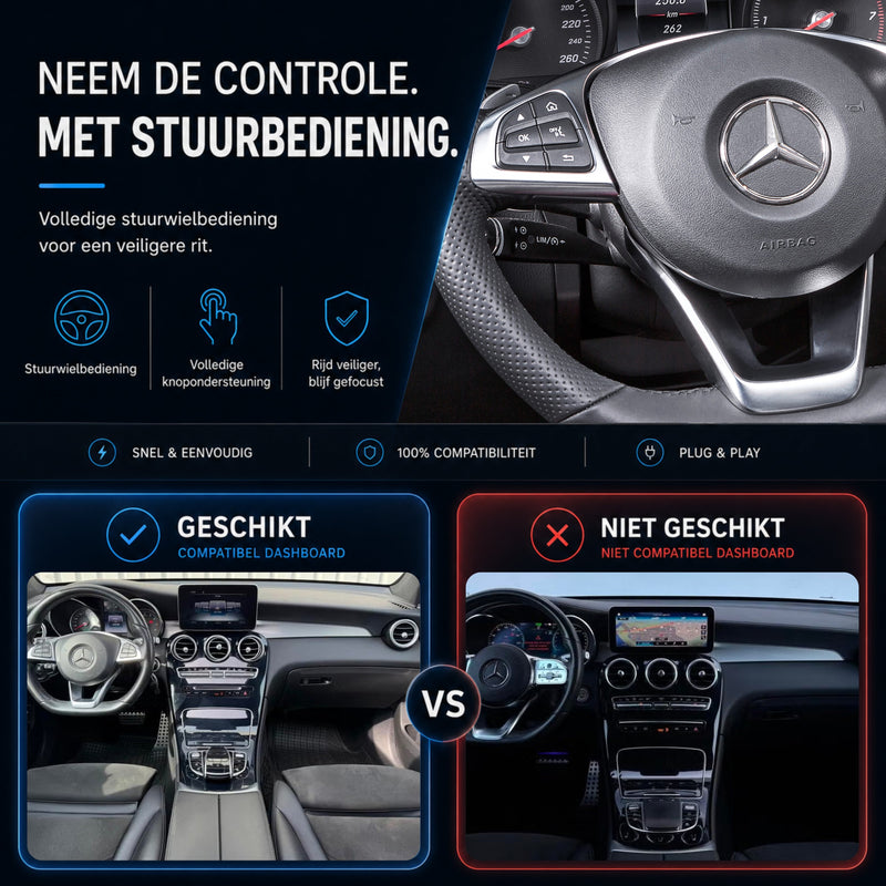 Mercedes GLC-Klasse W253 | 2015 t/m 2019 | CarPlay & Android Auto Box | NTG 5.0-6