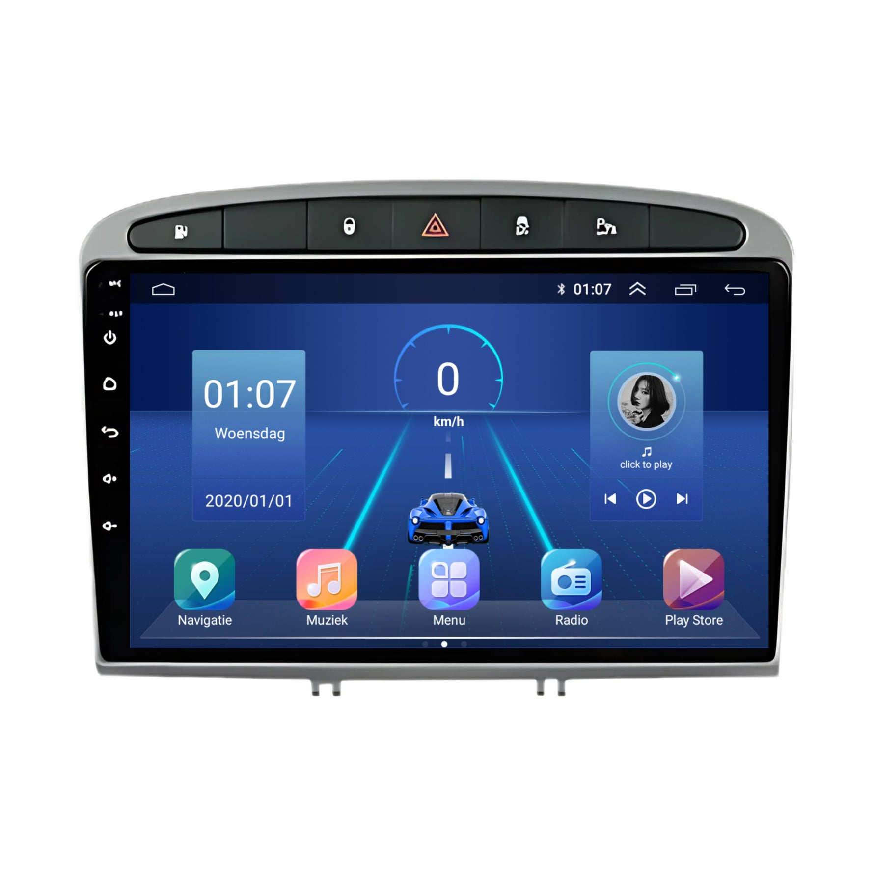 Peugeot 408 / 308 | Android 13 | Autoradio | 2007 t/m 2014 | CarPlay & Android Auto