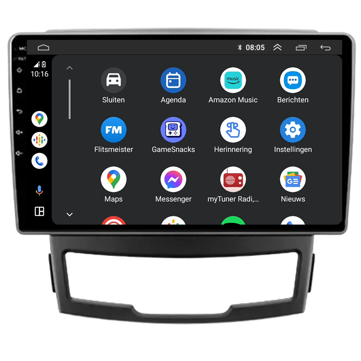 Ssangyong Korando | Android 13 | Autoradio | 2011 t/m 2014 | CarPlay & Android Auto-9