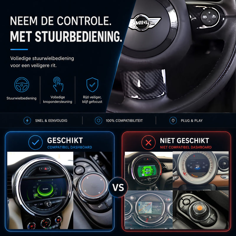 MINI Cooper | 2013 t/m 2017 | CarPlay & Android Auto Box-6