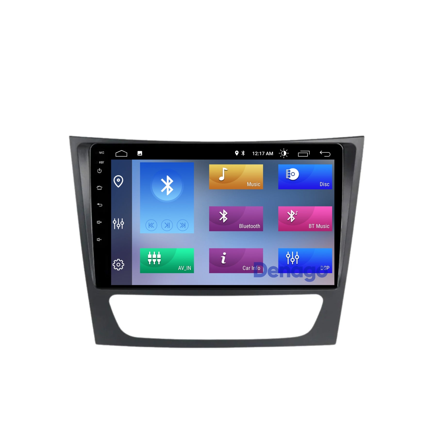Mercedes CLS CarPlay autoradio | 2004 t/m 2008 | Denago DNG-A367 | 9 inch | Android 13 | Draadloos CarPlay & Android Auto