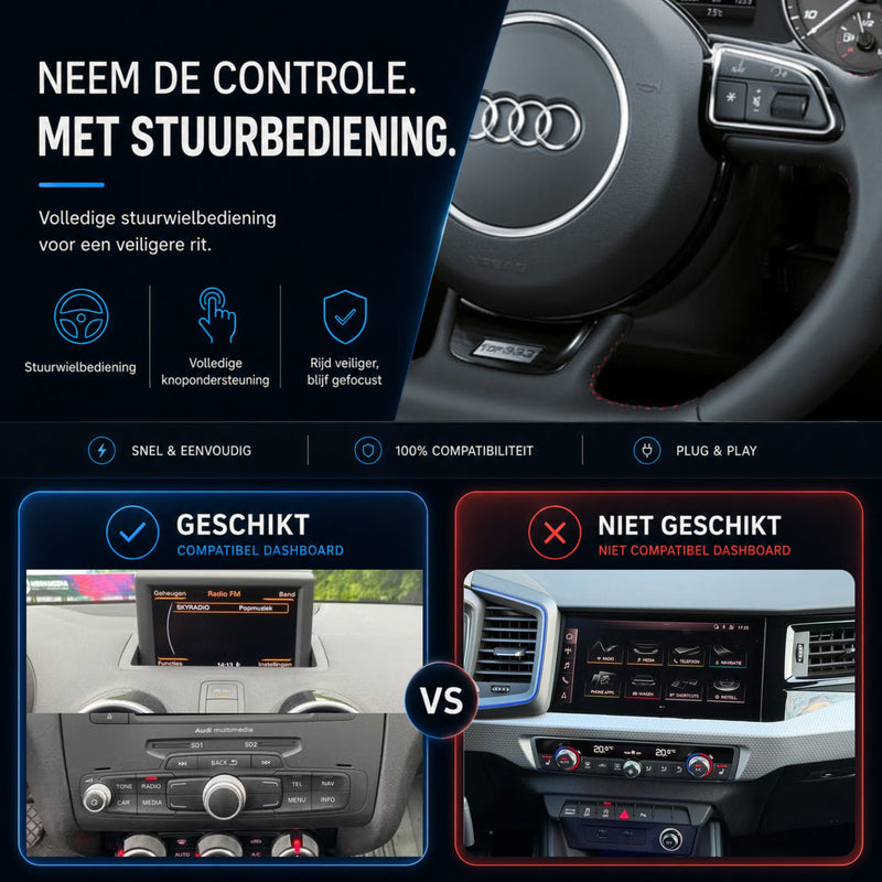 Audi A1 S1 | 2010 t/m 2018 | CarPlay & Android Auto Box | MMI 2G-6