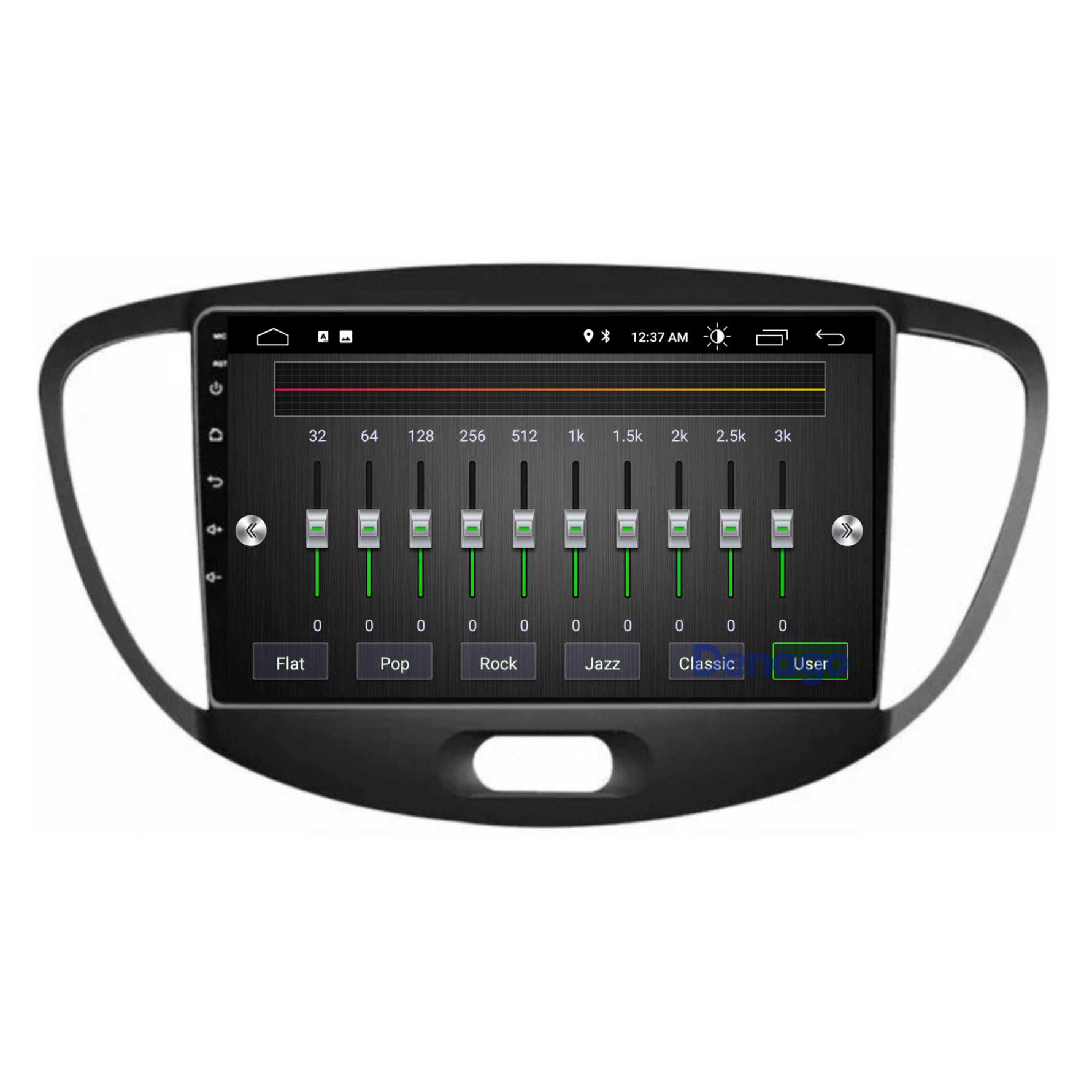 Hyundai i10 CarPlay autoradio | 2008 t/m 2013 | Denago DNG-A67 | 9 inch | Android 13 | Draadloos CarPlay & Android Auto