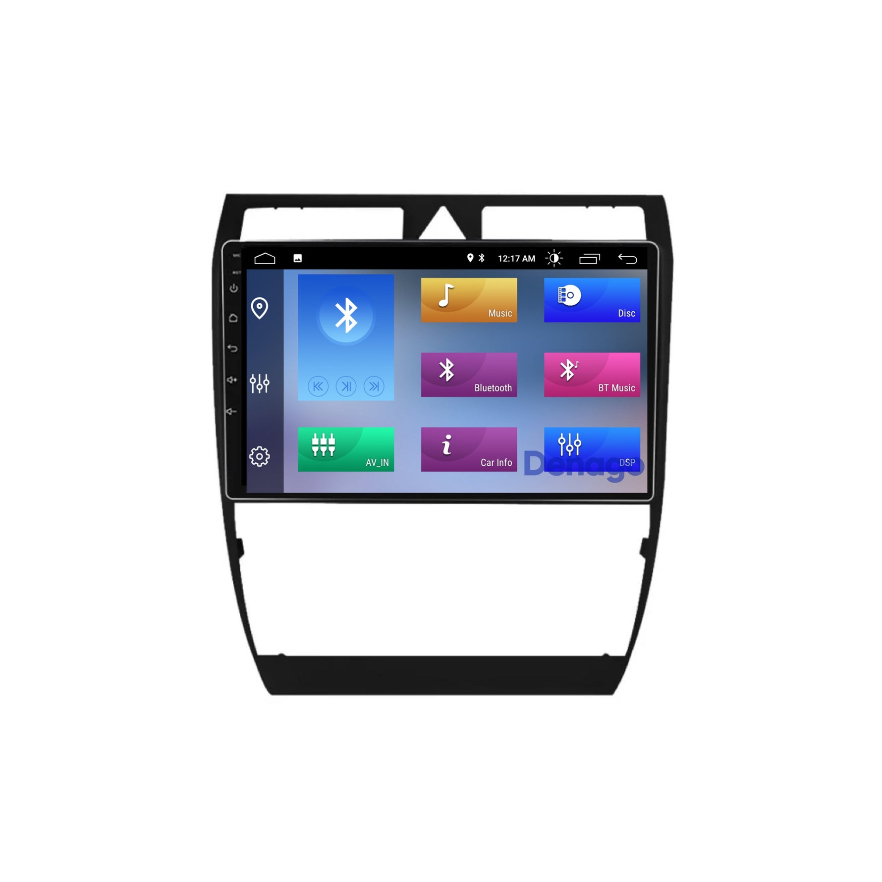 Audi A6 | S6 | RS6 | Allroad | CarPlay autoradio | 1999 t/m 2004 | Denago DNG-A196 | 9 inch | Android 13 | Draadloos CarPlay & Android Auto