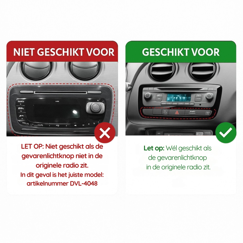Seat Ibiza CarPlay & Android Auto autoradio | 2008 t/m 2014 | Android 13 | Davilon | Met knoppen-5