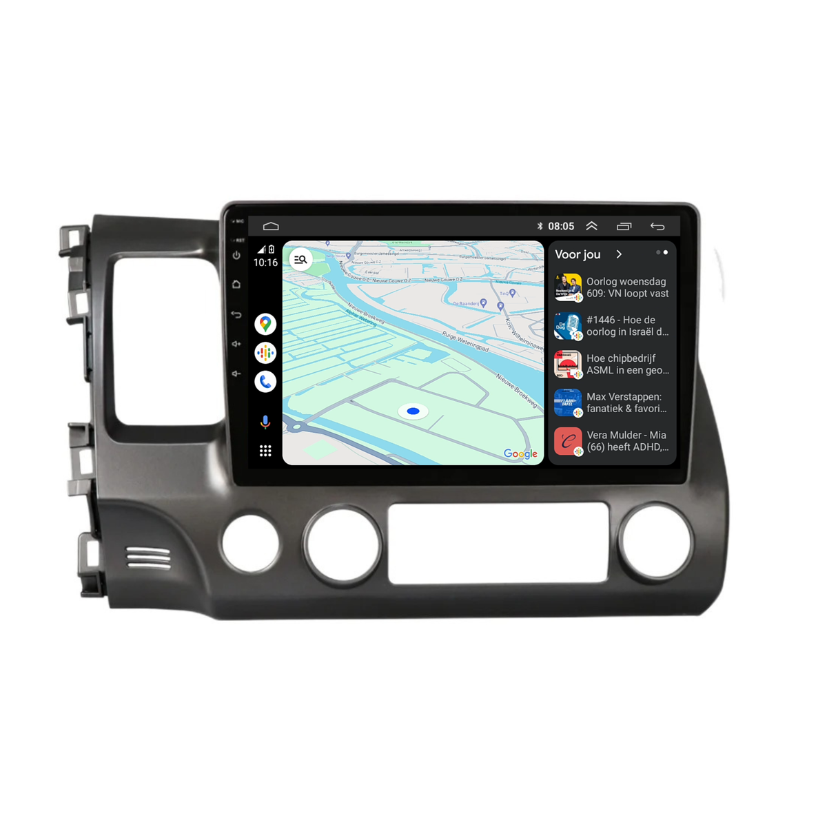 Honda Civic CarPlay | Android 13 | Autoradio | 2007 t/m 2011 | Carplay & Android Auto-5