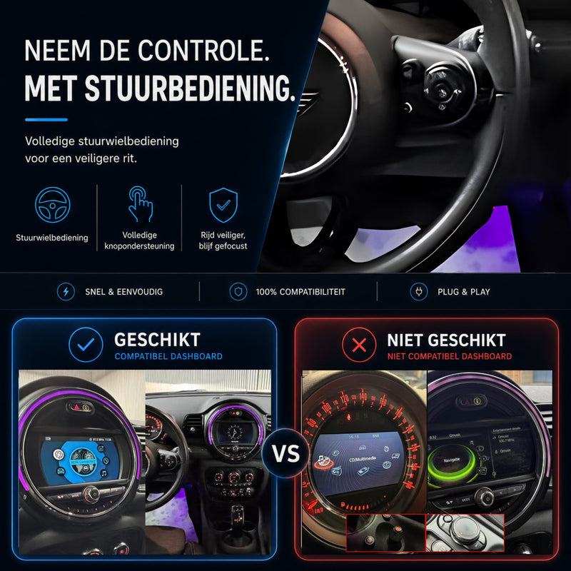 MINI Countryman | 2017 t/m 2020 | CarPlay & Android Auto Box-6