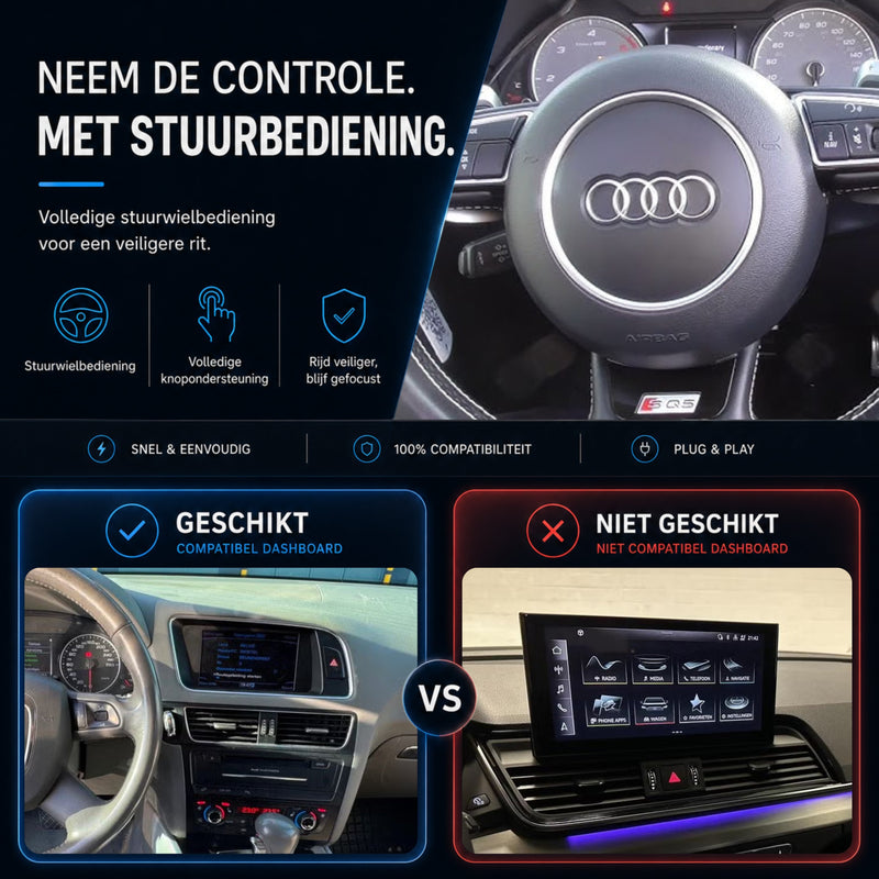 Audi Q5 en Audi SQ5 | 2008 t/m 2017 | CarPlay & Android Auto Box | MMI 2G-6