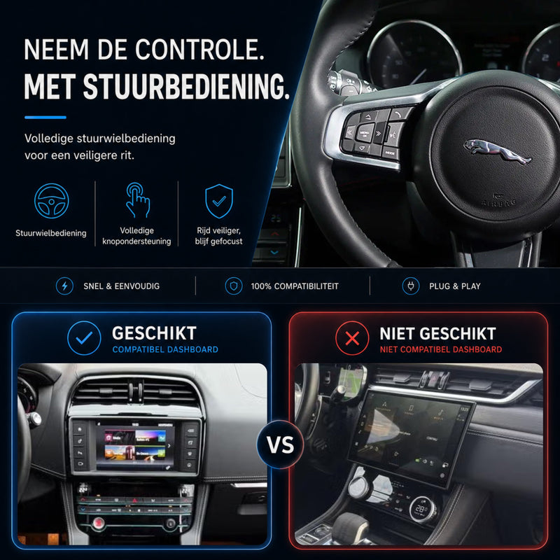 Jaguar F-PACE | 2016 t/m 2020 | CarPlay & Android Auto Box | Harman-6
