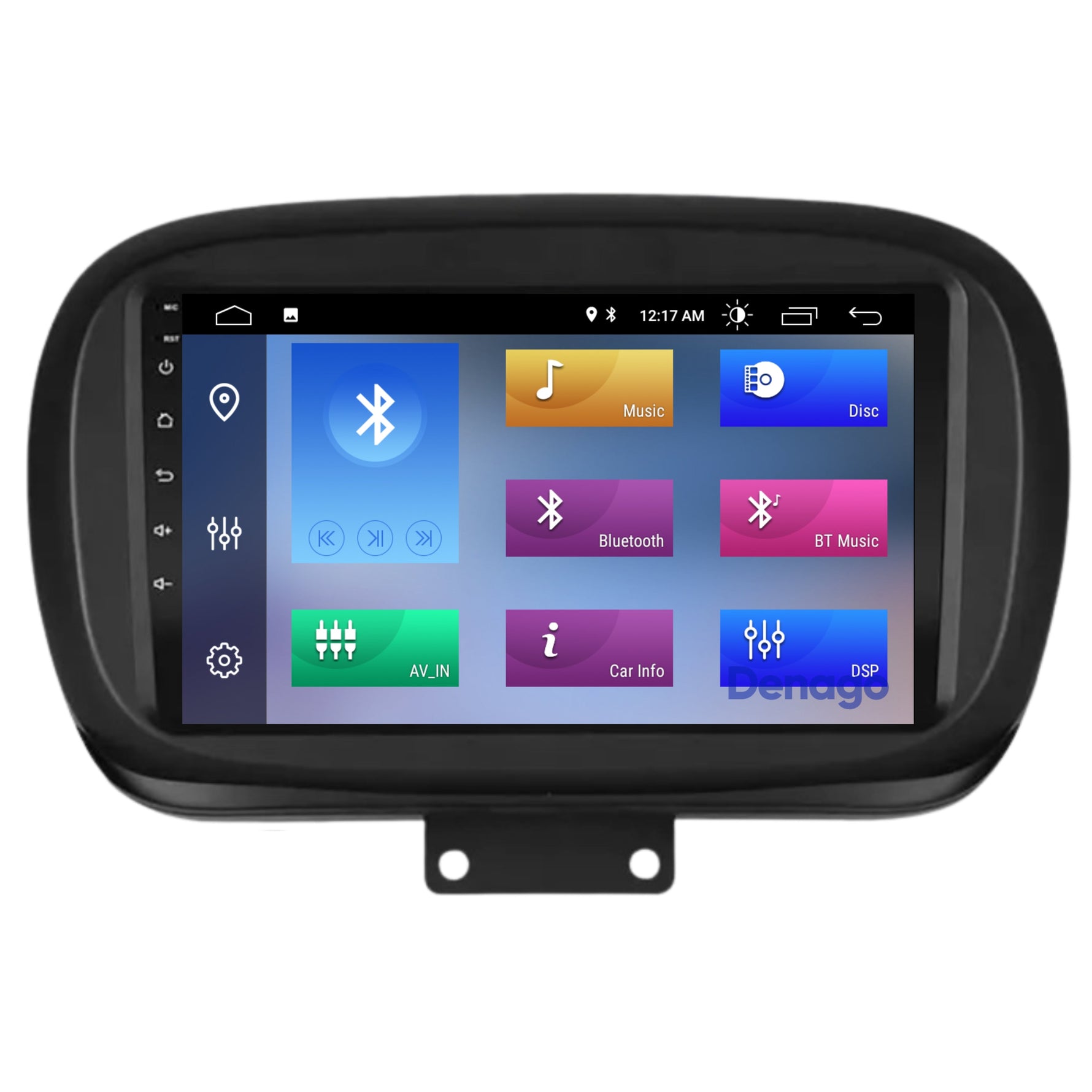 Fiat 500X CarPlay autoradio | 2014 t/m 2023 | Denago DNG-A147 | 9 inch | Android 13 | Draadloos CarPlay & Android Auto