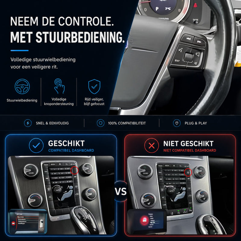 Volvo XC60 | 2011 t/m 2014 | CarPlay & Android Auto Box | Sensus-6