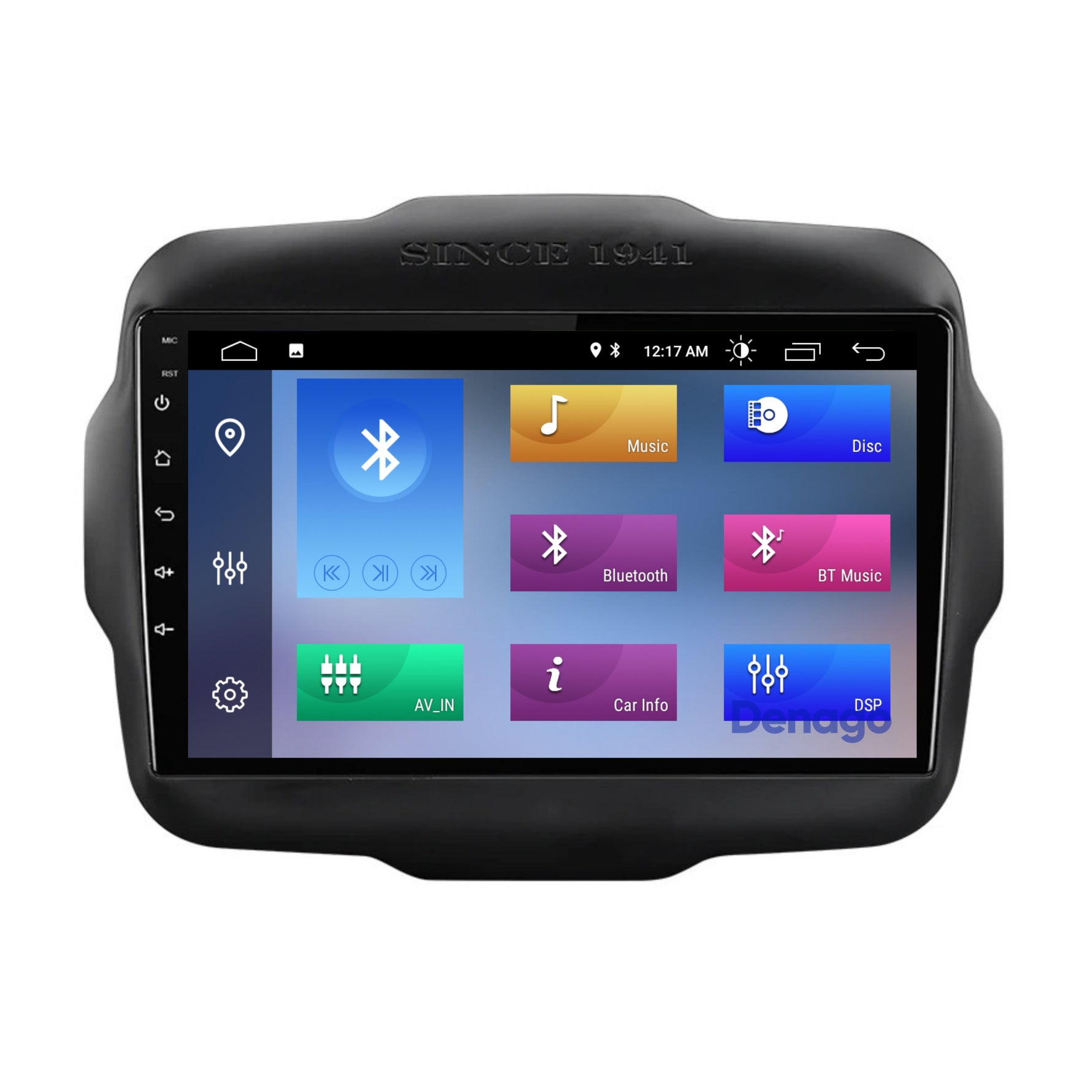 Jeep Renegade CarPlay autoradio | 2014 t/m 2023 | Denago DNG-A123 | 9 inch | Android 13 | Draadloos CarPlay & Android Auto