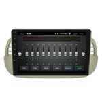 Fiat 500 CarPlay autoradio Beige | 2007 t/m 2015 | Denago DNG-A54 | 9 inch | Android 13 | Draadloos CarPlay & Android Auto