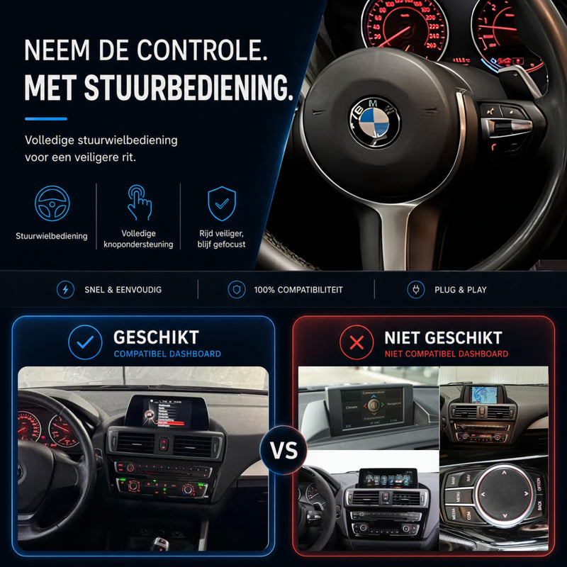 BMW 1 Serie F20/F21 | 2013 t/m 2016 | CarPlay & Android Auto Box | NBT-6