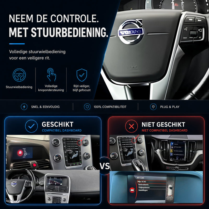 Volvo XC60 | 2014 t/m 2018 | CarPlay & Android Auto Box | Sensus Connect-6