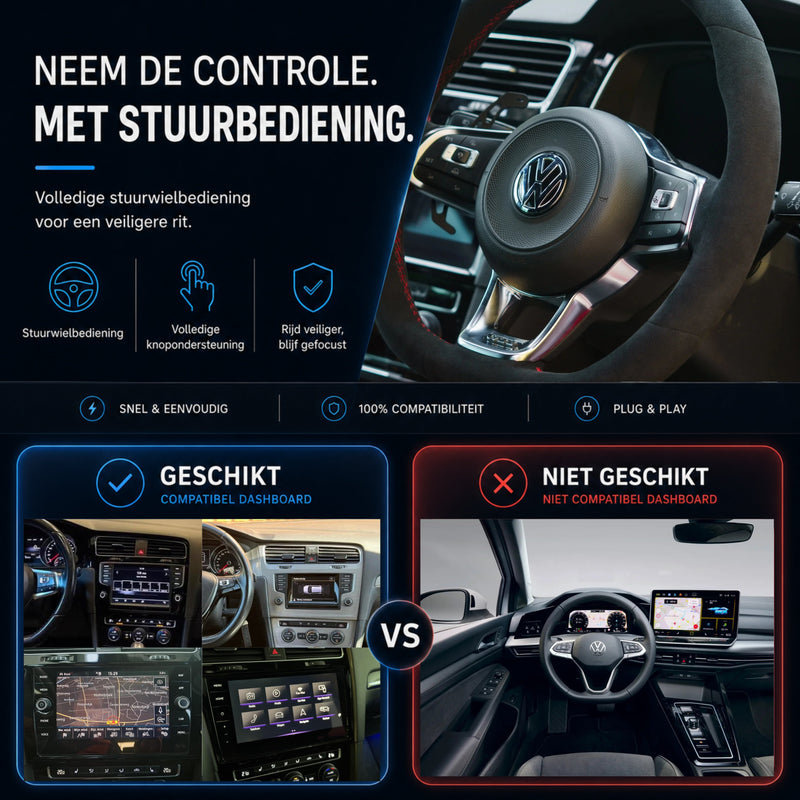 Volkswagen Golf 7 | 2013 t/m 2020 | CarPlay & Android Auto Box | MIB-6