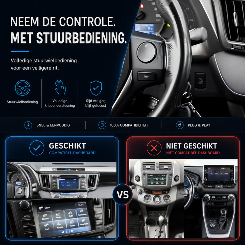 Toyota RAV4 | 2015 t/m 2018 | CarPlay & Android Auto Box | Touch 2 | Panasonic-6