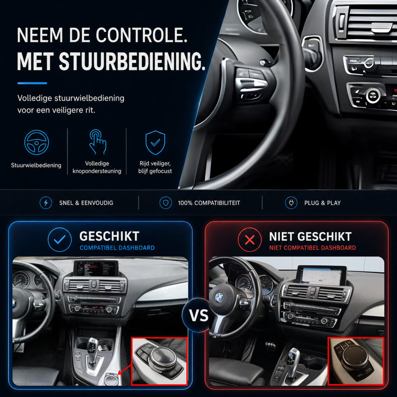 BMW 2 Serie F22/F23 | 2014 t/m 2016 | CarPlay & Android Auto Box | NBT-6