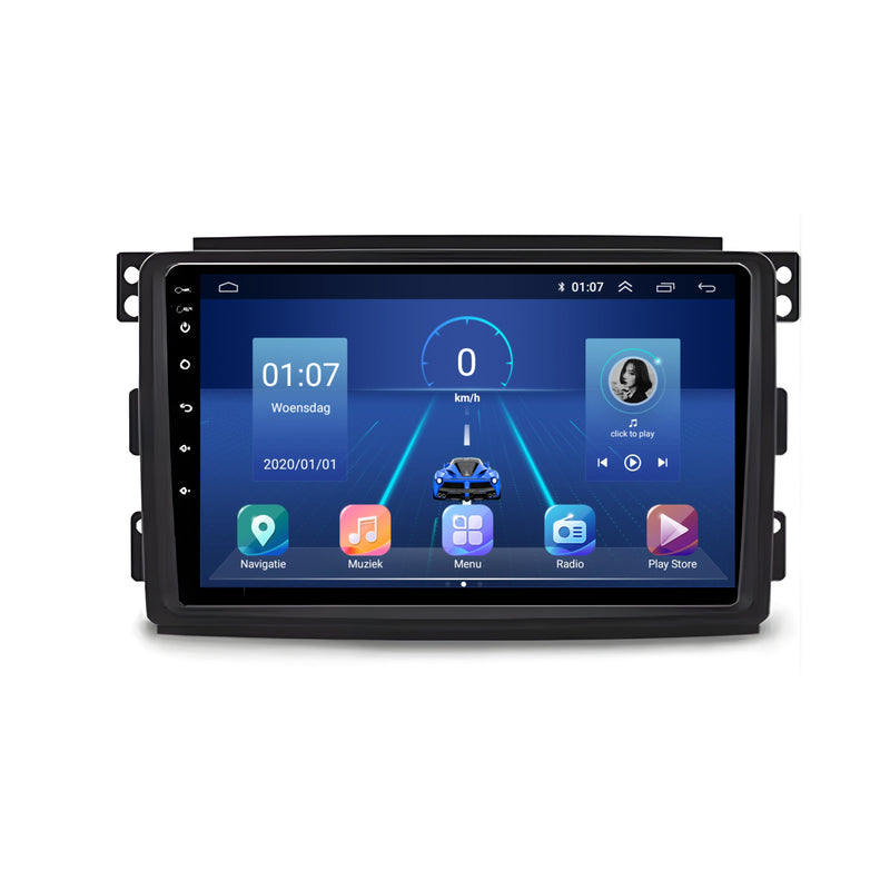 Smart Fortwo | Android 13 | Autoradio | 2009 t/m 2015 | CarPlay & Android Auto-3