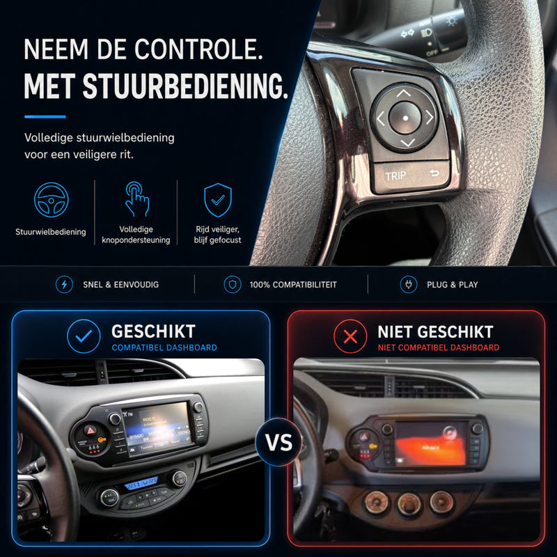 Toyota Yaris | 2017 t/m 2020 | CarPlay & Android Auto Box | Touch 2 | Pioneer-6