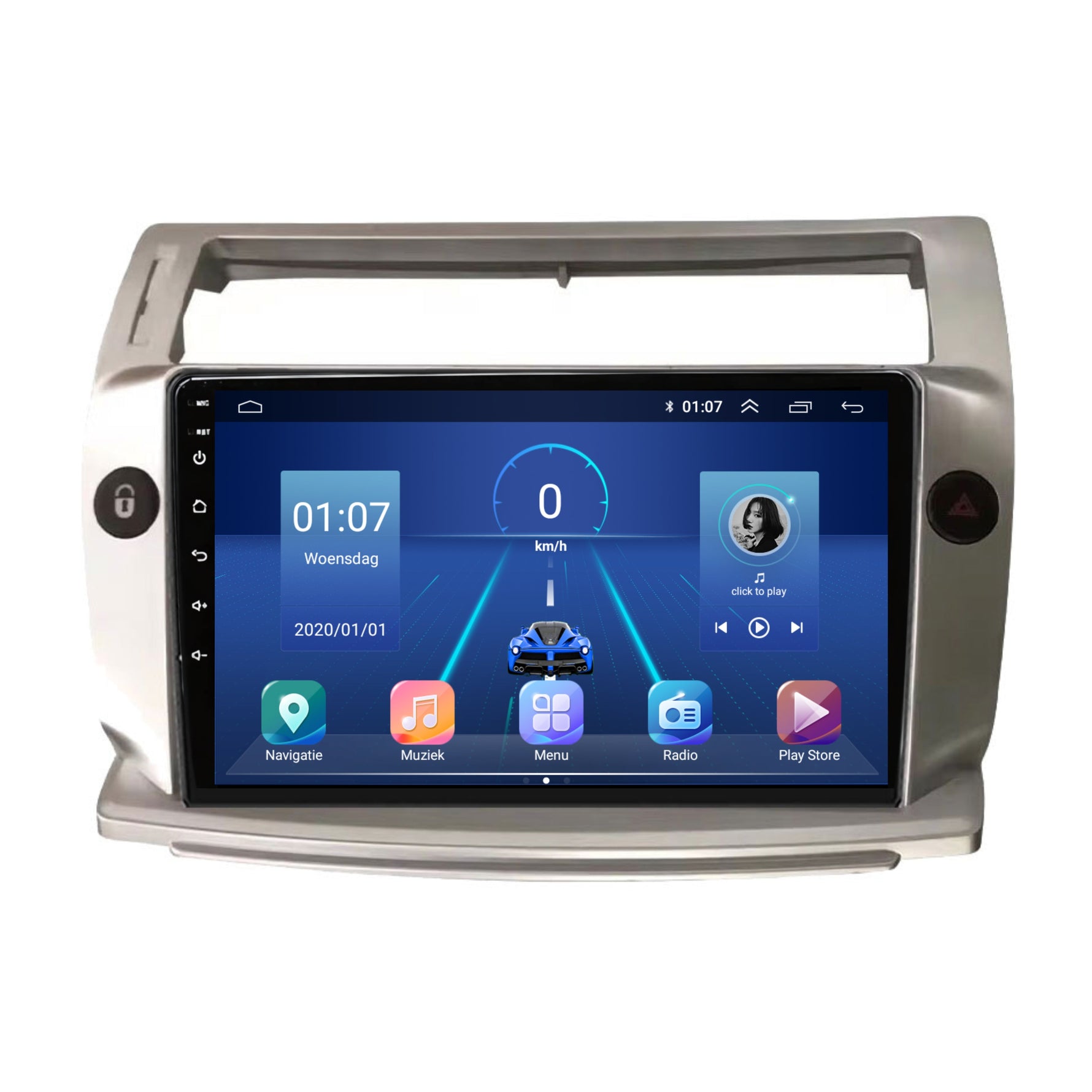 Citroën C4 Android 13 autoradio CarPlay Android Auto 2004-2010