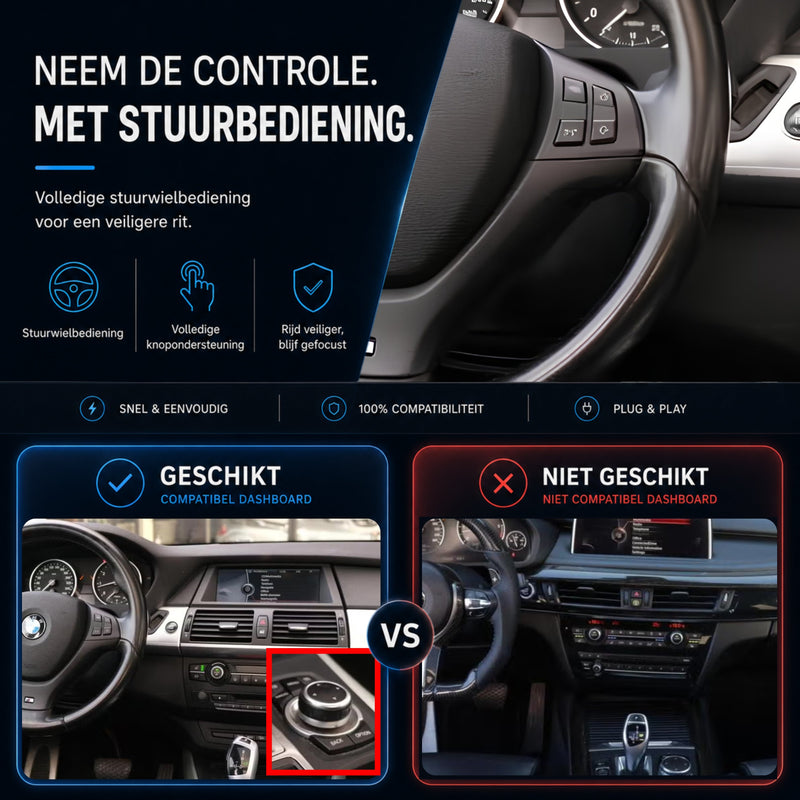 BMW X5 E70 | 2010 t/m 2013 | CarPlay & Android Auto Box | CIC-6