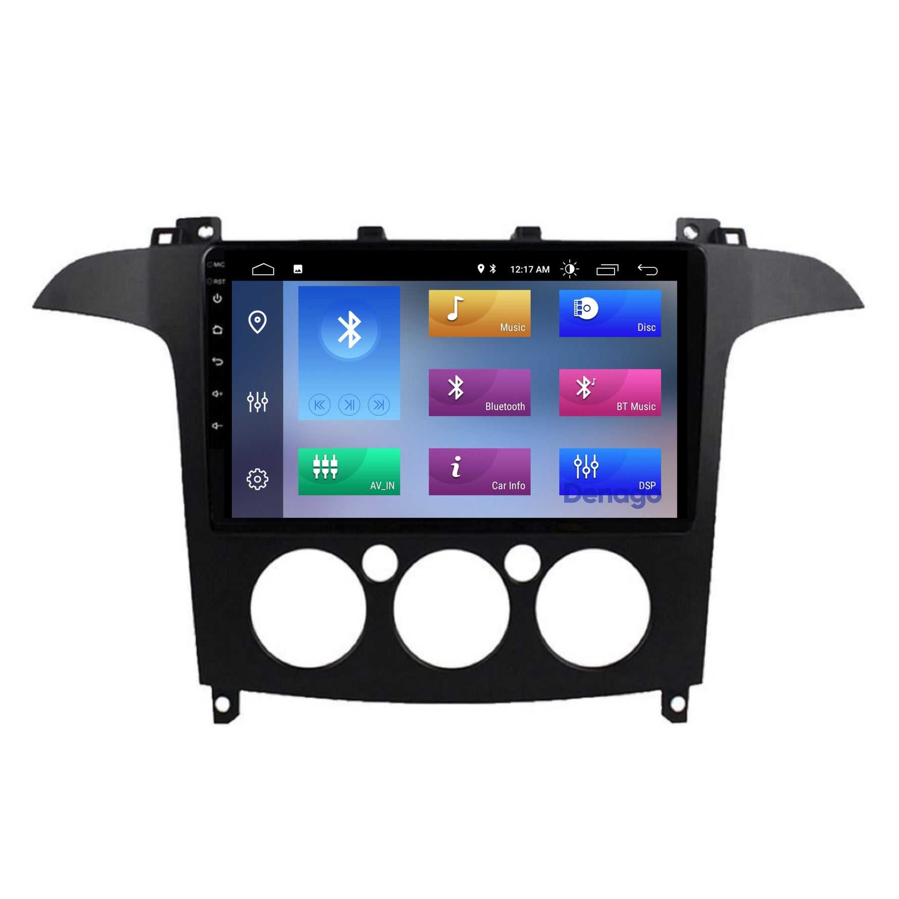 Ford S-Max CarPlay autoradio | 2006 t/m 2008 | Denago DNG-A136 | 9 inch | Android 13 | Draadloos CarPlay & Android Auto