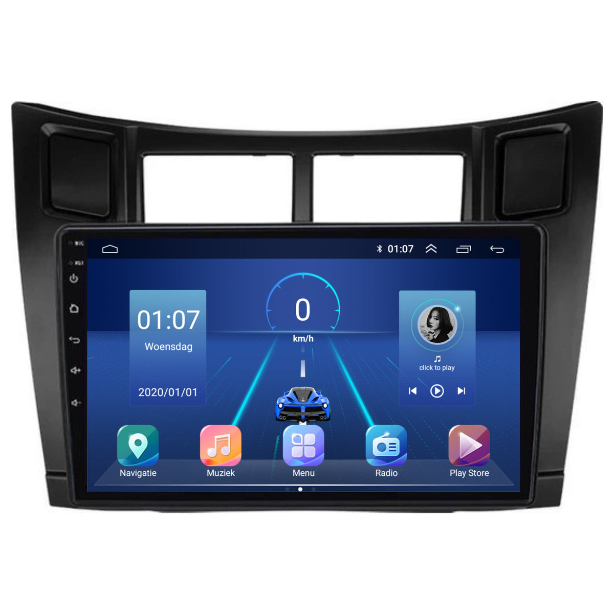 Toyota Yaris | Android 13 | Autoradio | 2005 t/m 2012 | CarPlay & Android Auto-6