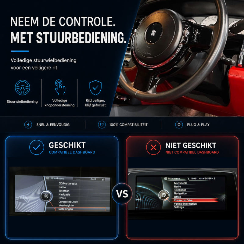 Rolls-Royce Wraith | 2013 t/m 2015 | CarPlay & Android Auto Box | CIC-6