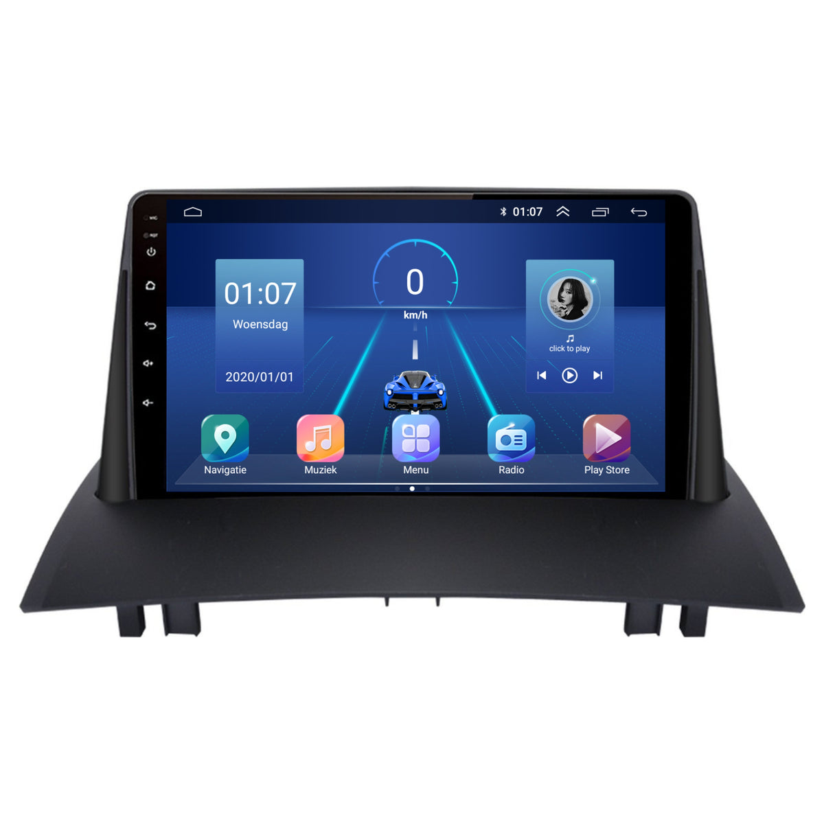 Renault Megane 2 | Android 13 | Autoradio | 2003 t/m 2008 | CarPlay & Android Auto-7
