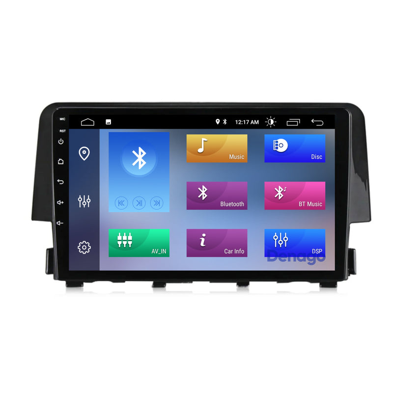 Honda Civic CarPlay autoradio | 2016 t/m 2021 | Denago DNG-A114 | 9 inch | Android 13 | Draadloos CarPlay & Android Auto-6