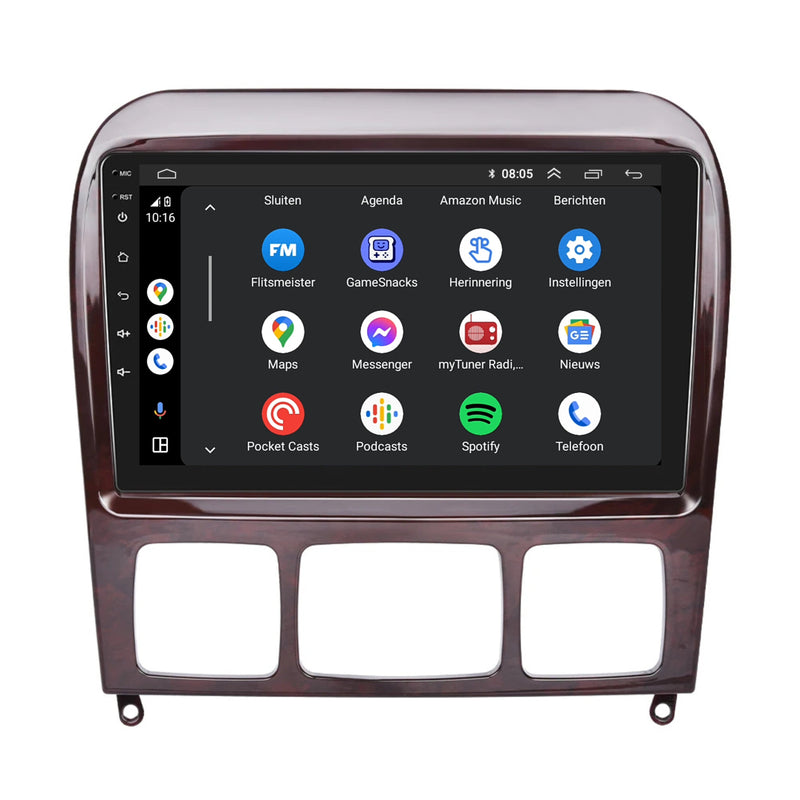 Mercedes S-Klasse | Android 13 l Autoradio | 1999 t/m 2005 | Carplay & Android Auto-2