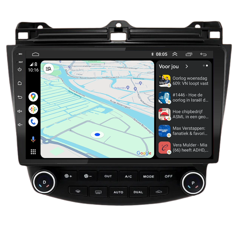 Honda Accord CarPlay & Android Auto autoradio | 2003 t/m 2008 | Android 15 | Davilon-8
