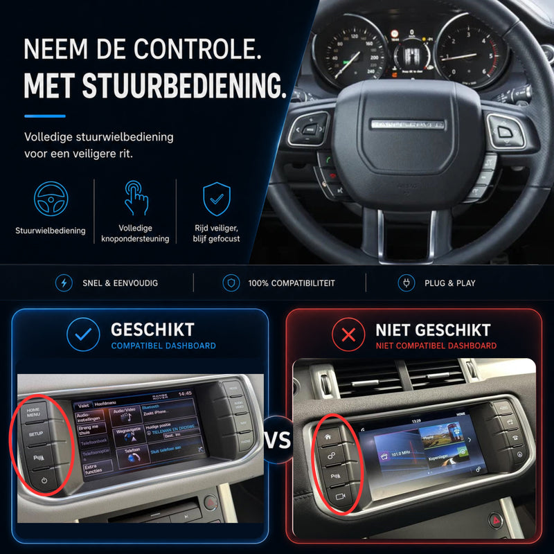 Land Rover Range Rover Evoque | 2011 t/m 2015 | CarPlay & Android Auto Box | Bosch-6