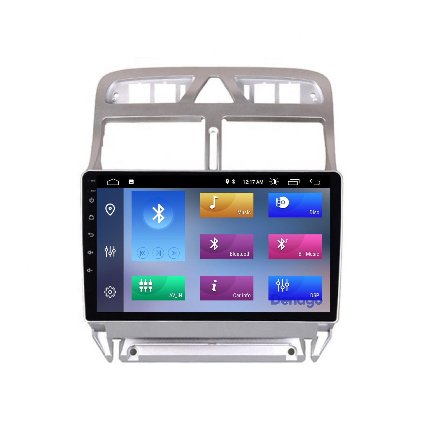 Peugeot 307 CarPlay autoradio | 2001 t/m 2013 | Denago DNG-A162 | 9 inch | Android 13 | Draadloos CarPlay & Android Auto
