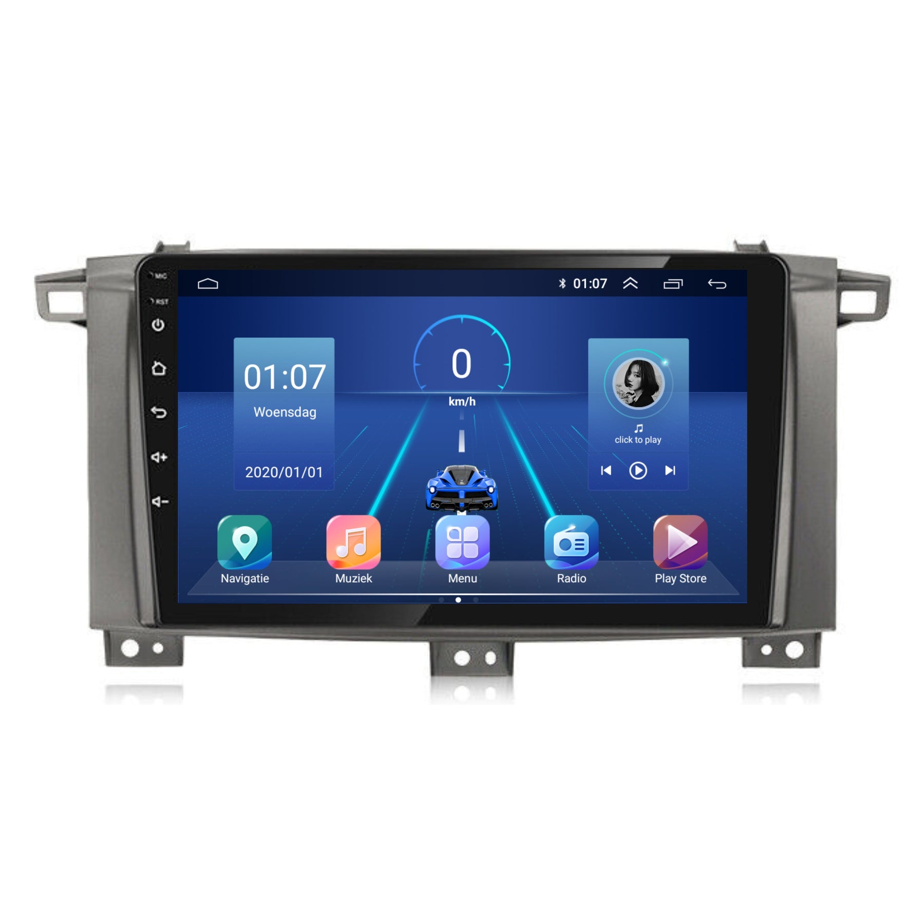 Land Cruiser LC100 | Android 13 | Autoradio | 2005 t/m 2007 | CarPlay & Android Auto