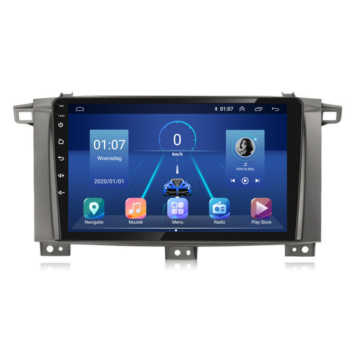 Land Cruiser LC100 | Android 13 | Autoradio | 2005 t/m 2007 | CarPlay & Android Auto-7