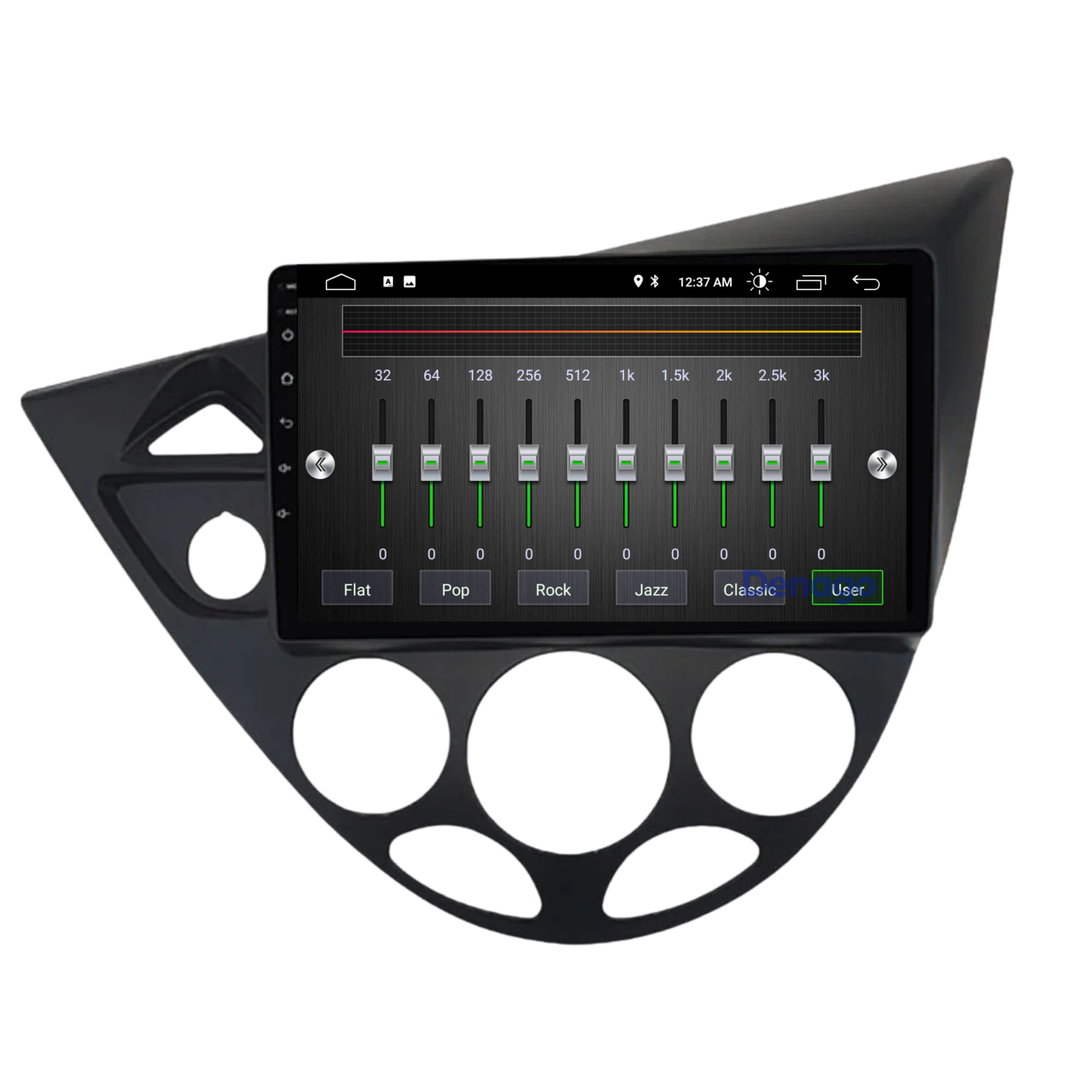 Ford Focus & Fiësta CarPlay autoradio | 1995 t/m 2004 | Denago DNG-A59 | 9 inch | Android 13 | Draadloos CarPlay & Android Auto