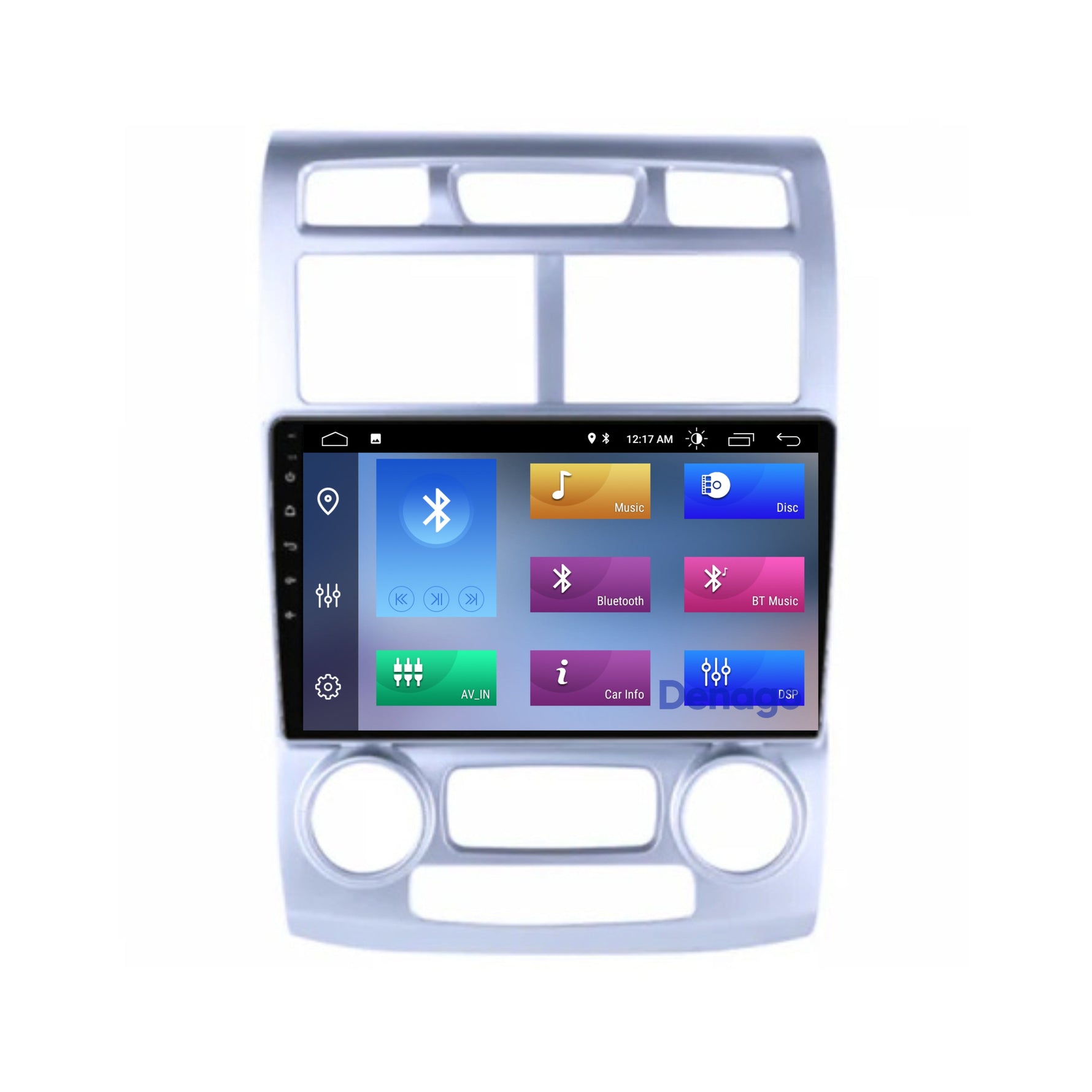 Kia Sportage CarPlay autoradio | 2004 t/m 2010 | Denago DNG-A212 | 9 inch | Android 13 | Draadloos CarPlay & Android Auto