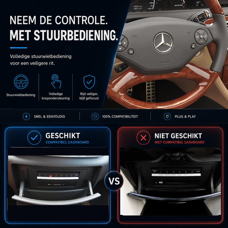 Mercedes CL-Klasse | 2009 t/m 2012 | CarPlay & Android Auto Box | NTG 3.5-6