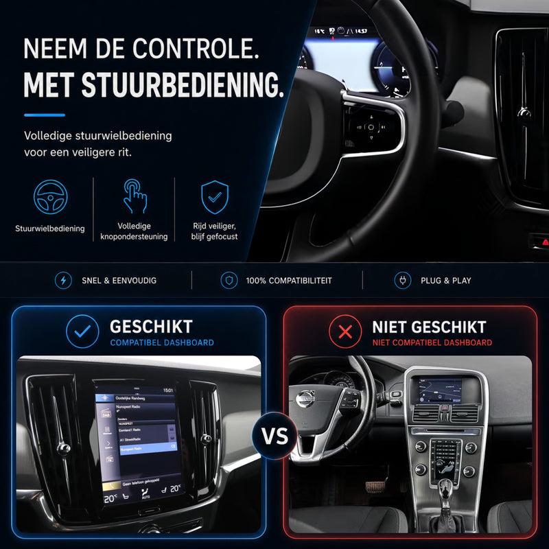 Volvo S90 | 2015 t/m 2021 | CarPlay & Android Auto Box | Sensus Navigation-6