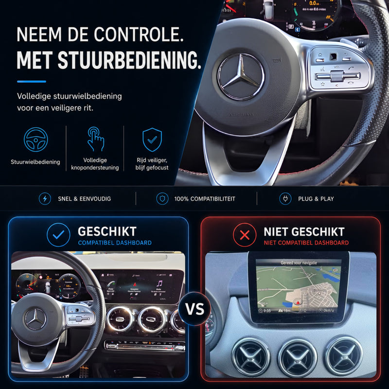 Mercedes B-Klasse W247 | 2019 t/m 2026 | CarPlay & Android Auto Box | NTG 6.0 (MBUX)-6